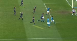 terzo gol Napoli 38esimo seconda valutazione (difficilissima)